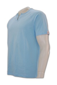 T169 訂製香港tee shirt    燙印t恤   訂造班衫服務  t 恤絲印公司     天藍色